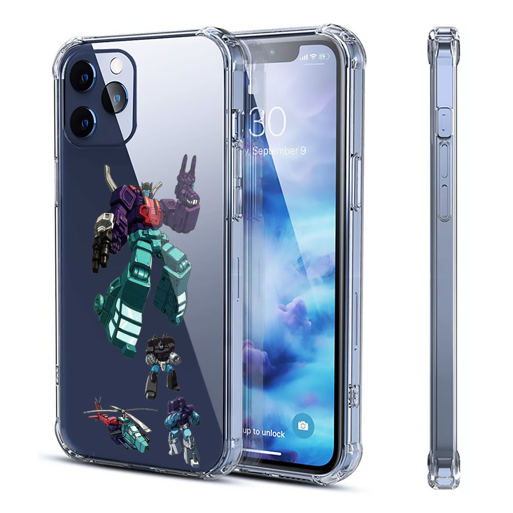 （画像用）  【iPhone 12シリーズ対応】透明スマホケース（クリアソフトケース）